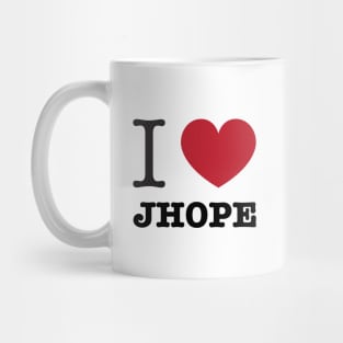 I love BTS Jhope Jung Hoseok typography Morcaworks Mug